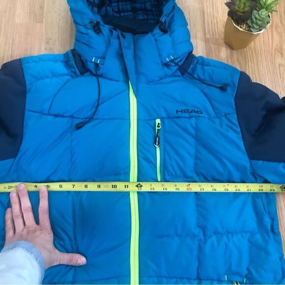 HEAD Lab Series All Terrain Down Puffer Jacket Blue - Picture 4 of 7
